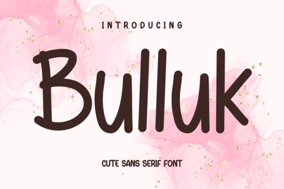 Bulluk Font for Creative Projects