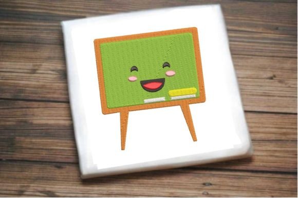 Charming School Board: A Delightful Embroidery Design for Back-to-School Projects