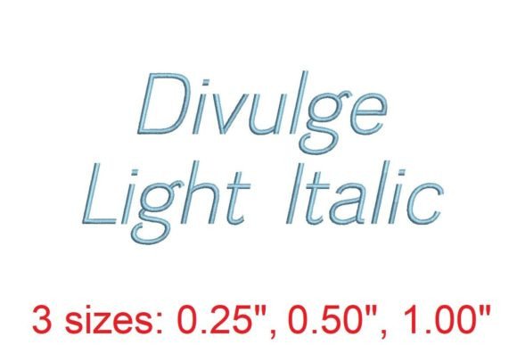 Divulge LT IT Embroidery Font: A Gateway to Creative Precision
