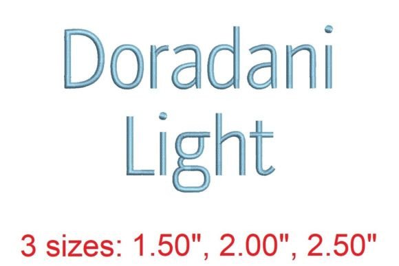 Dorandani LT Embroidery Font: The Ultimate Tool for Stunning Embroidery Designs