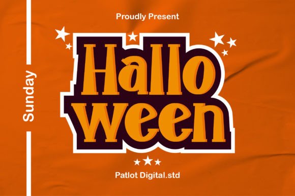 Halloween Sunday and the Awesome Serif Display Font