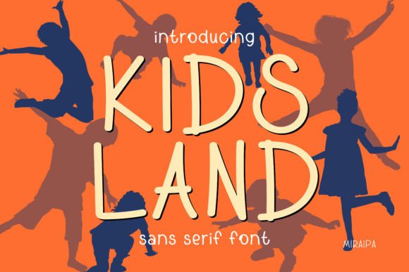 Kids Land: A Friendly Font for Creative Projects