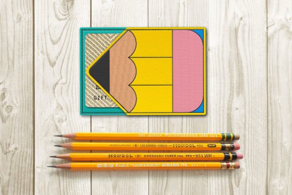 Pencil Gift Card Holder ITH Applique: A Versatile Embroidery Project for Practical and Personal Use