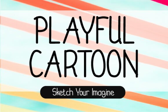 Playful Cartoon Font for Creative Projects