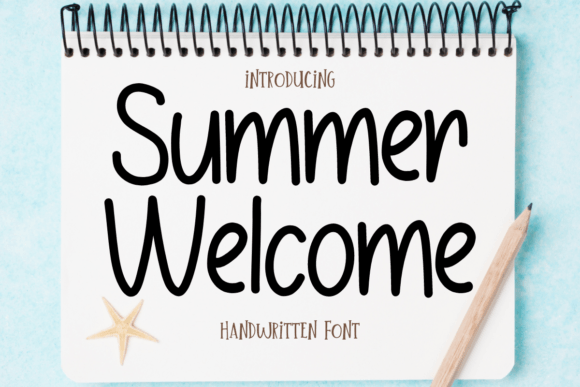 Summer Welcome: A Friendly Font for Creative Projects